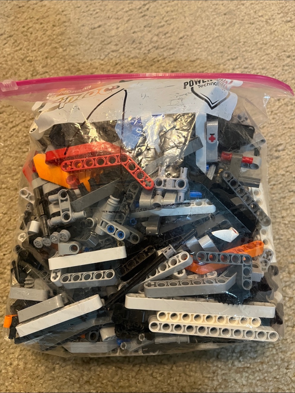 LEGO Misc. Bulk Lot of 2 lb Bricks Technic lot 1